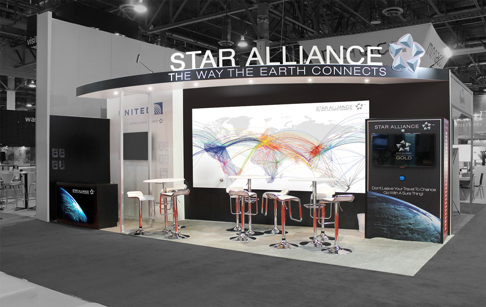 Star_Alliance展览展台设计