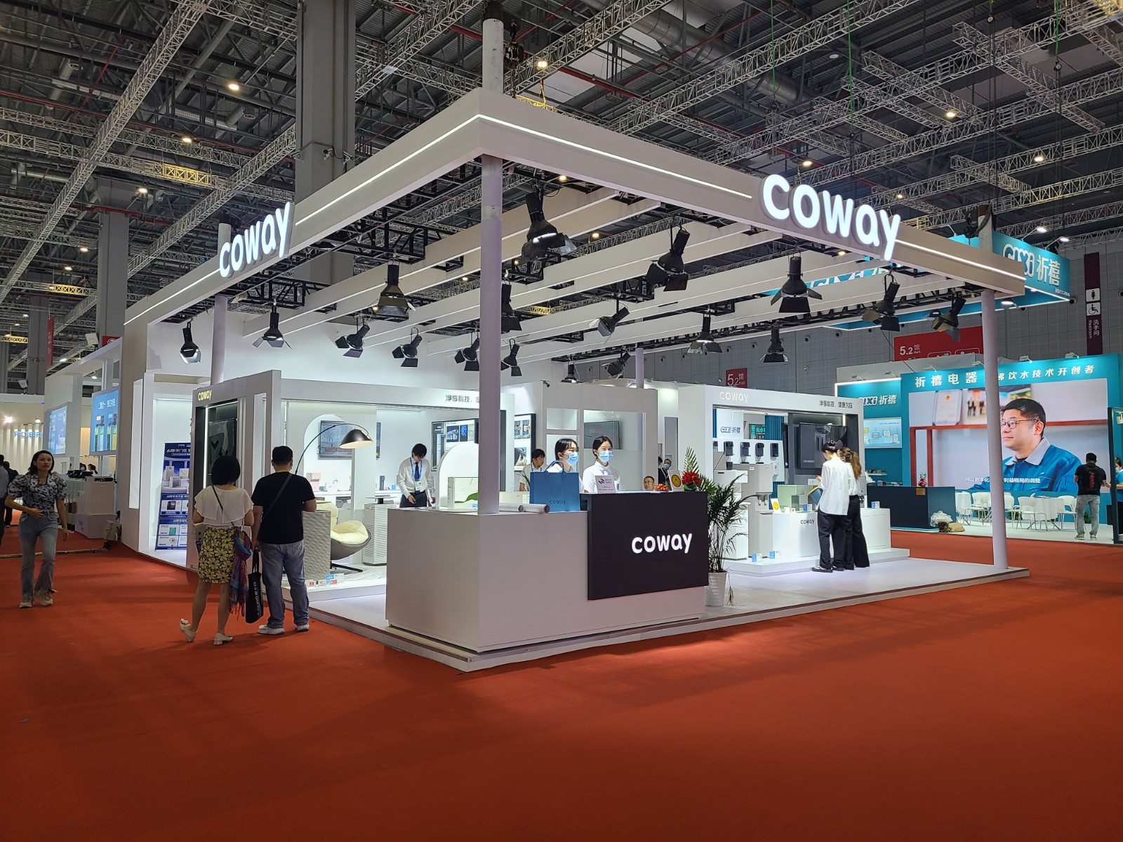 COWAY国际水展台设计搭建
