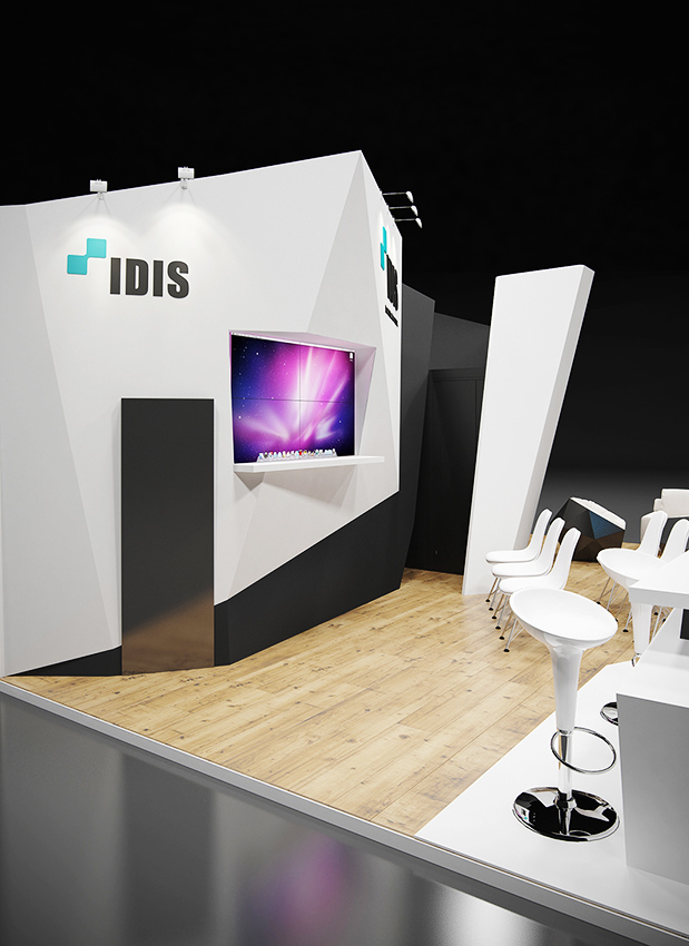 IDIS国外展台设计